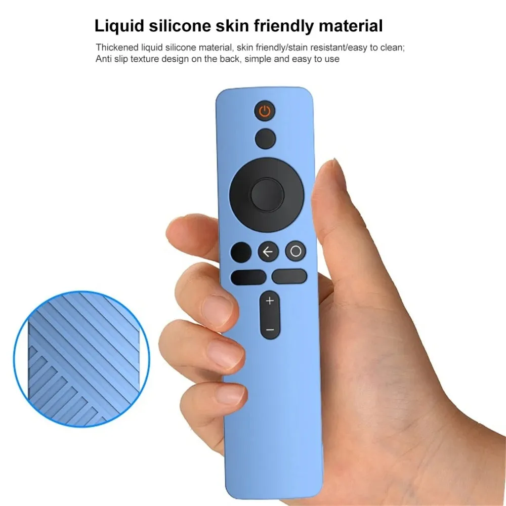 Silicone Remote Control Protective Case Cover for Xiaomi Mi Box S/4X Mi TV Stick Smart Tv - White