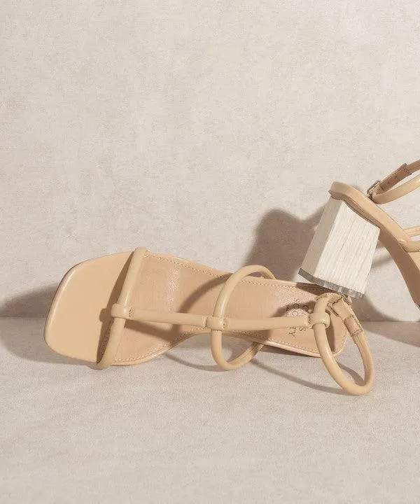 Womens Shoes Style No. Sofia - Wooden Heel Sandals