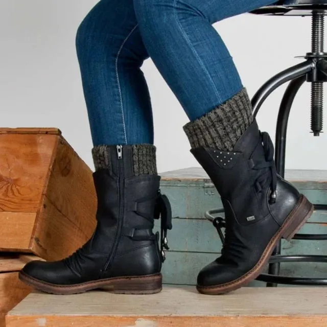 Women's Stylish Flat Winter Snow Boot